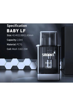 Картридж с встроенным испарителем SMOANT BABY LF / 2ml / 0.6 [2шт в упаковке]