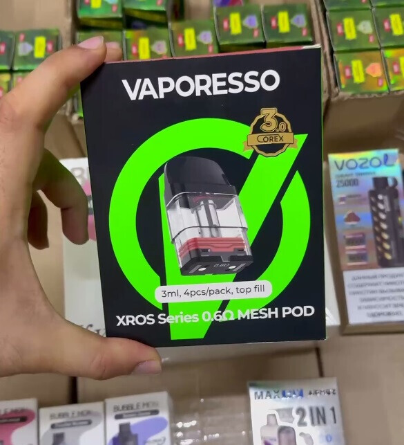 Картридж Vaporesso XROS 3ML 0.6 Ом COREX 3.0 - упаковка 4 шт, изображение 2