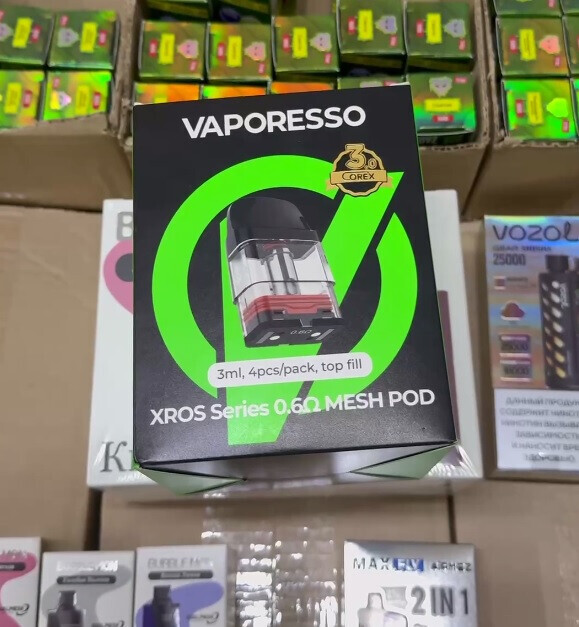 Картридж Vaporesso XROS 3ML 0.6 Ом COREX 3.0 - упаковка 4 шт, изображение 3
