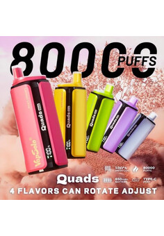 Vapsolo Quads 80K – 80000 затяжек, изображение 2